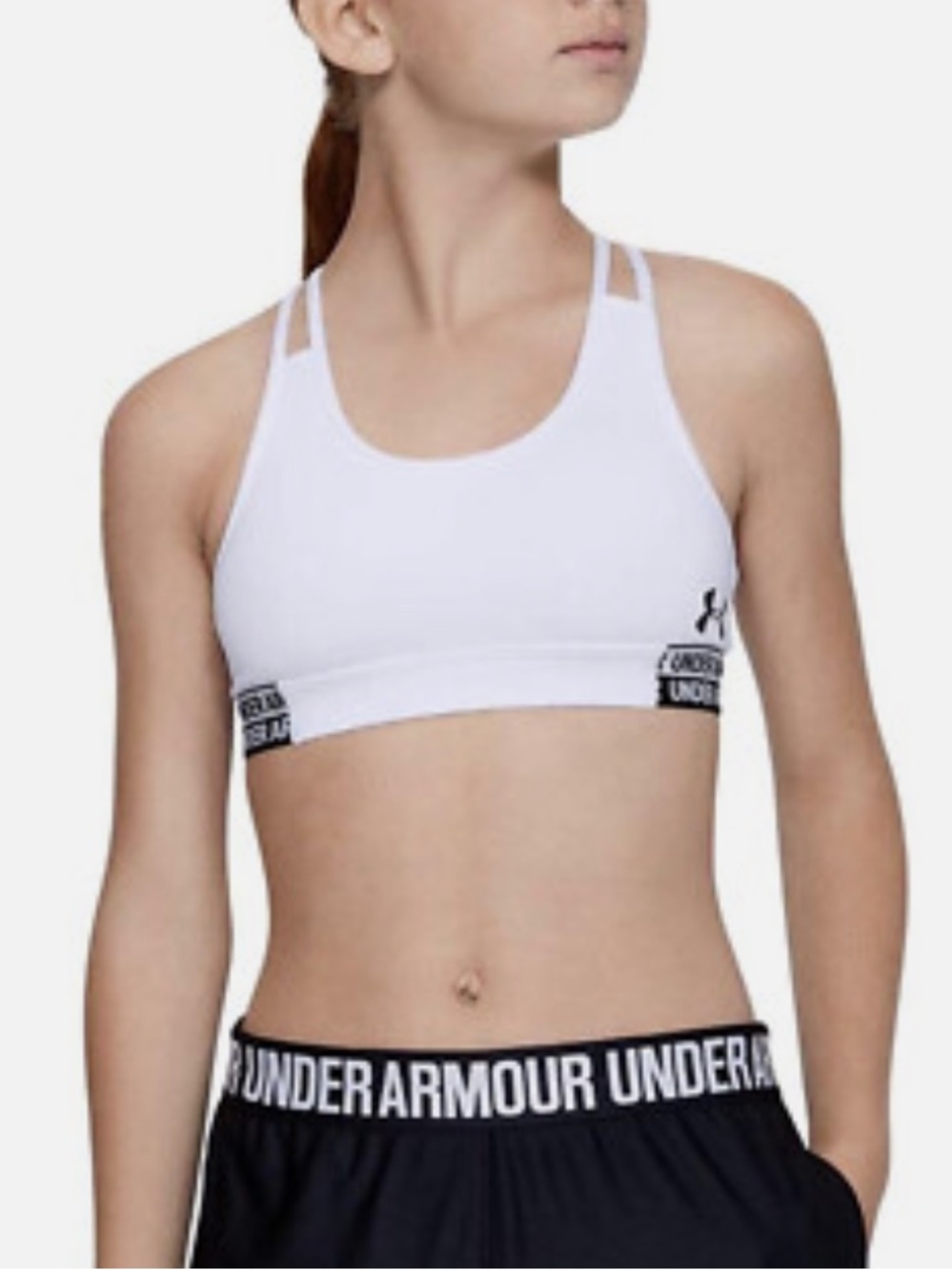 UA cream coloured sports  - YXS/YS